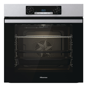 Hisense, pyrolytic cleaning, 77 L, inox - Built-in Oven BI64211PX