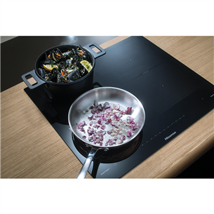 Hisense, MoveZone, width 59.5 cm, frameless, black - Built-in Induction Hob