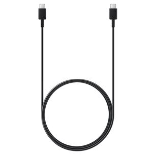 Samsung, USB-C - USB-C, 3 A, 1.8 m, black - Cable