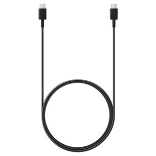 Samsung, USB-C - USB-C, 3 A, 1.8 m, must - Kaabel EP-DX310JBEGEU