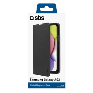 SBS, Samsung Galaxy A03, black - Cover