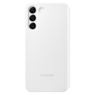 Samsung Galaxy S22+ S-View Flip Cover, white - Smartphone cover