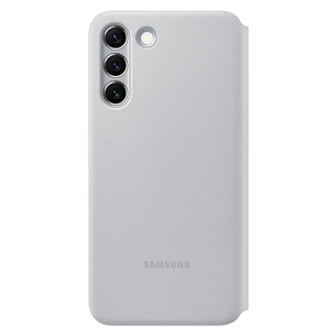 Samsung Galaxy S22+ Smart LED View Cover, hall - Nutitelefoni kaaned