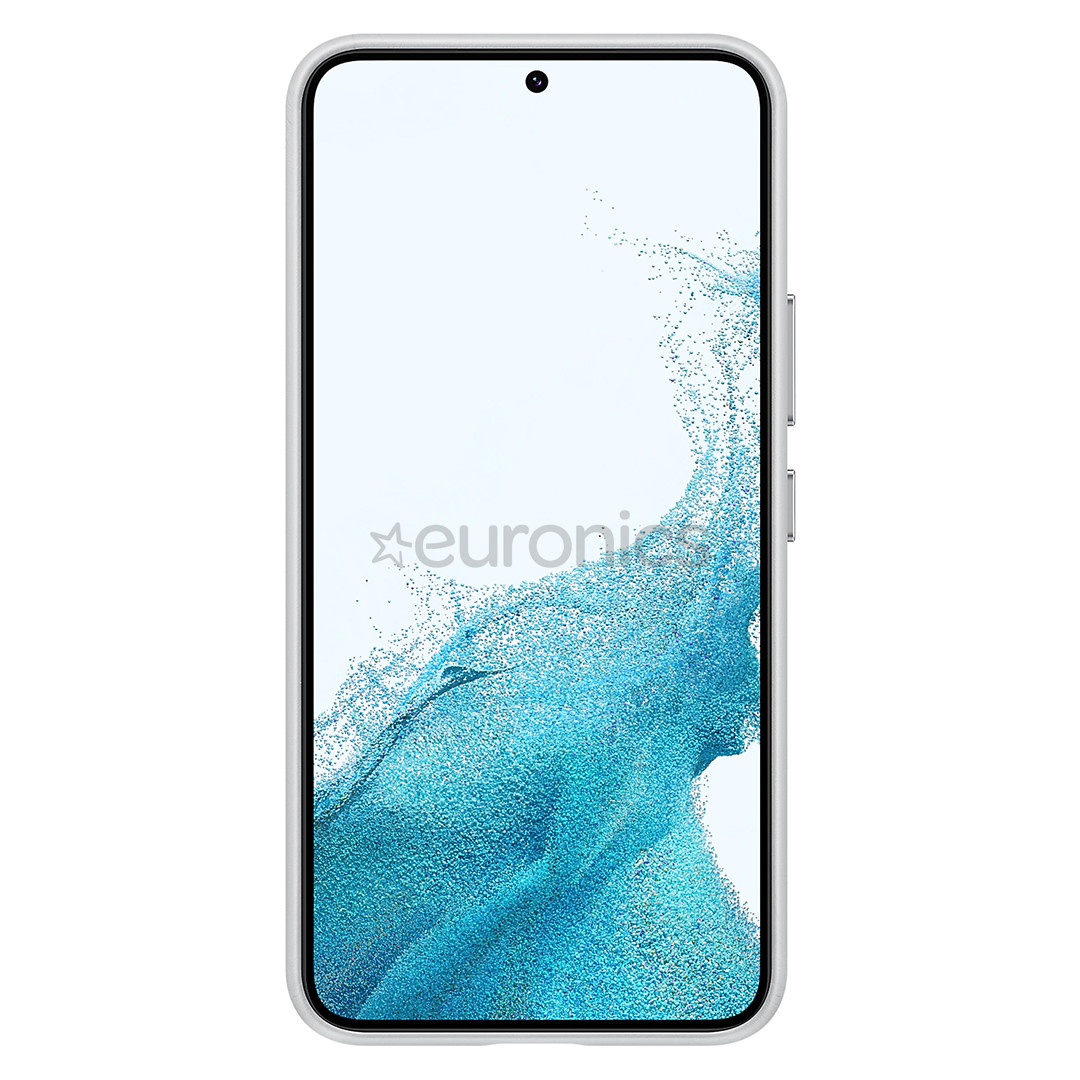 Samsung Galaxy S22 Leather Cover, кожа, серый - Чехол для смартфона