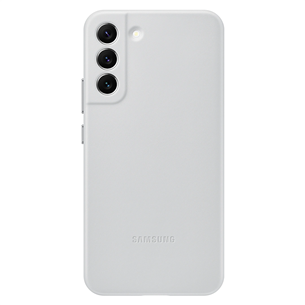 Samsung Galaxy S22+ Leather Cover, кожа, серый - Чехол для смартфона