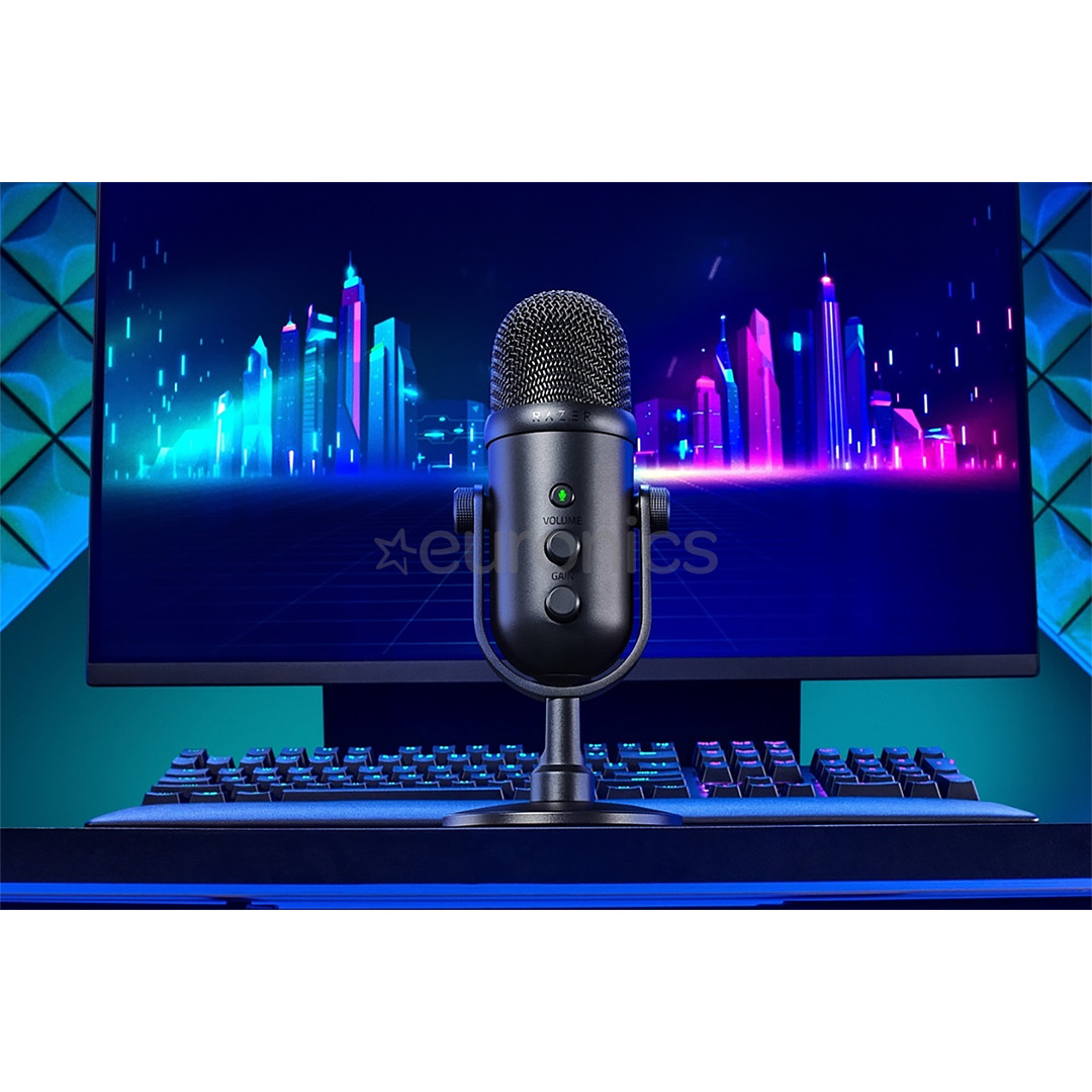 Razer Seiren V2 Pro, USB, must - Mikrofon