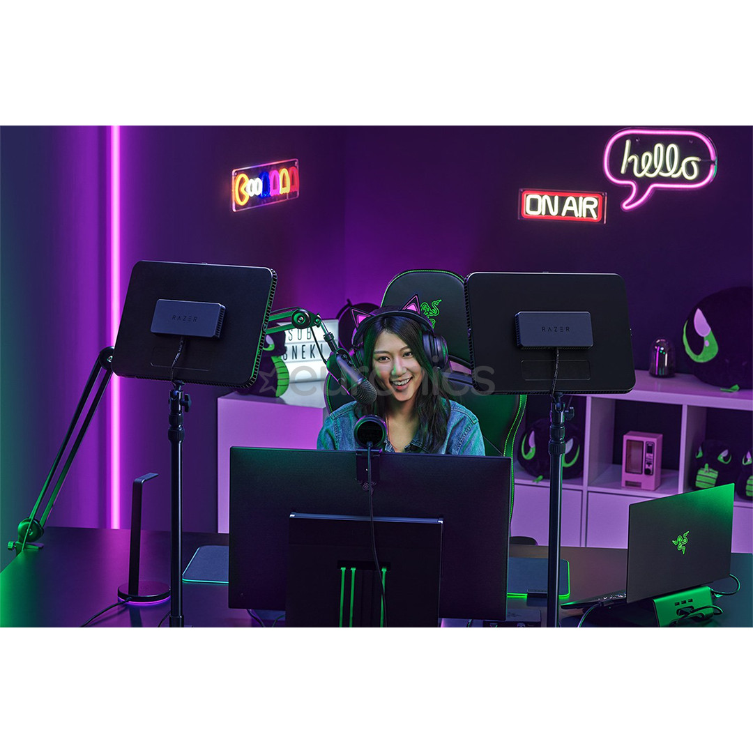 Razer Key Light Chroma, black - LED studio lighting