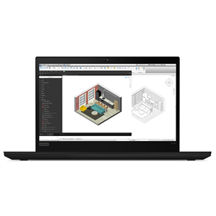 Lenovo ThinkPad P14s Gen 2, 14'', FHD, Ryzen 5, 16 ГБ, 512 ГБ, черный - Ноутбук 21A0004RMX