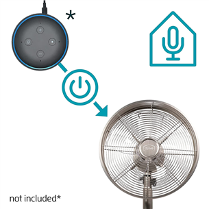 Djive Flowmate Classic 50, 35 W, copper - Table Fan