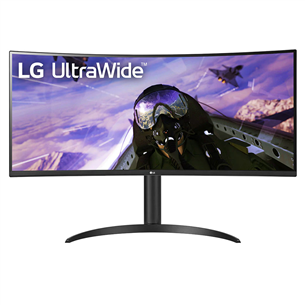 LG UltraWide WP65C, 34", QHD, LED VA, 160 Hz, nõgus, must - Monitor 34WP65C-B