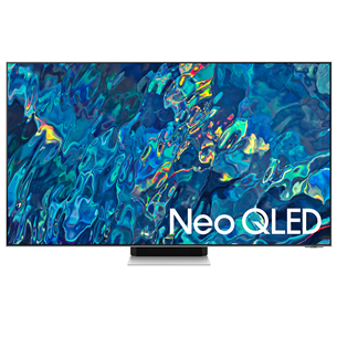 Samsung QN95B Neo QLED 4K Smart TV, 85'', jalg keskel, hõbe/must - Teler QE85QN95BATXXH