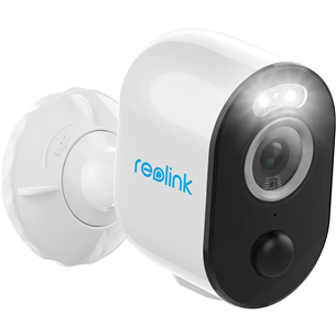Reolink Argus 3 PRO, 4 МП, WiFi, обнаружение людей и автомобилей, ночной режим, белый - Беспроводная камера видеонаблюдения с подсветкой RE30