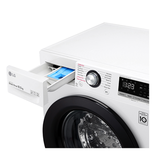 LG, 10.5 kg, depth 56.5 cm, 1400 rpm - Front Load Washing Machine