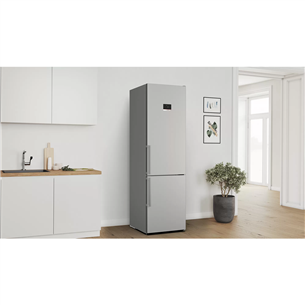 Bosch, NoFrost, 363 L, height 203 cm, inox - Refrigerator