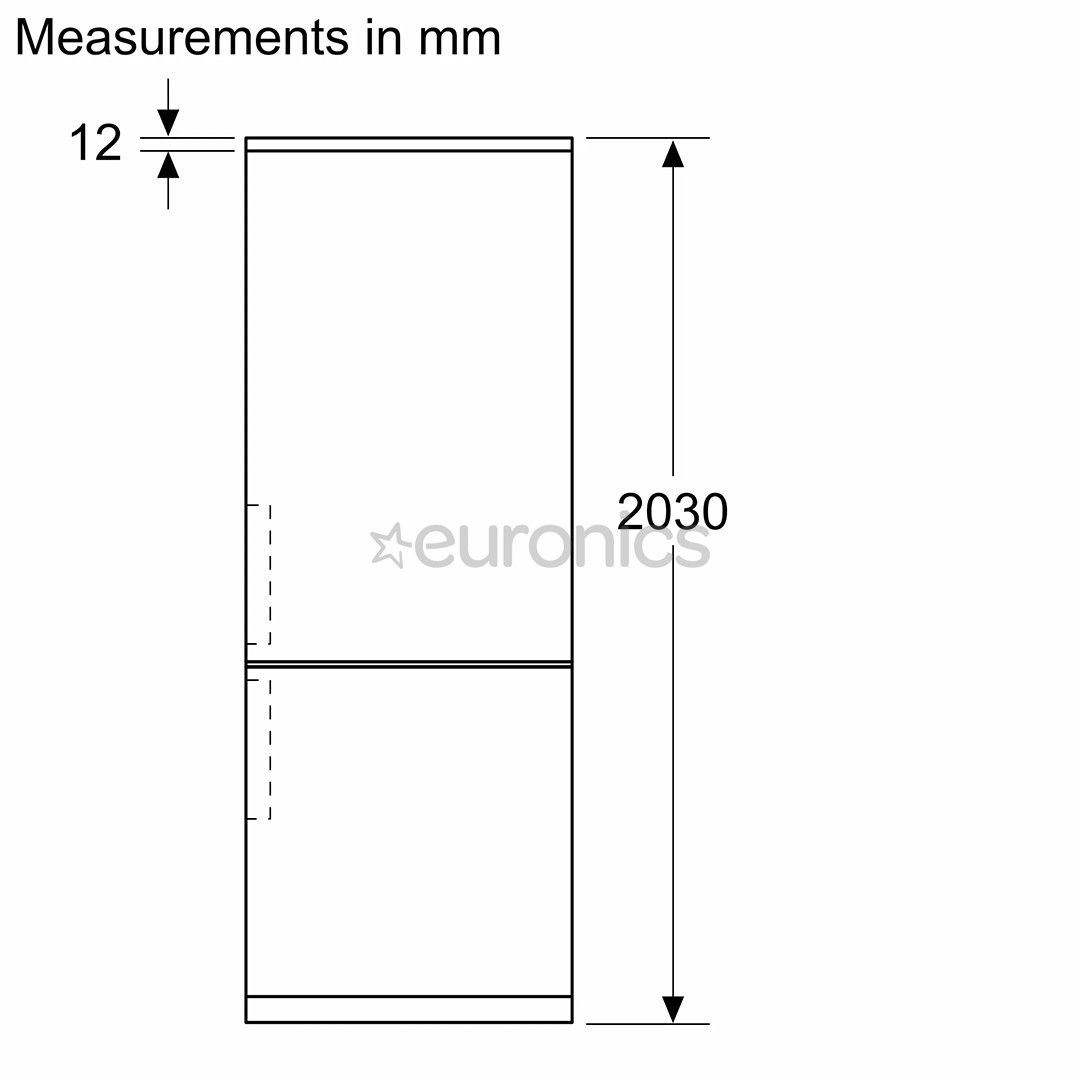 Bosch, NoFrost, 363 л, высота 203 см, нерж. сталь - Холодильник