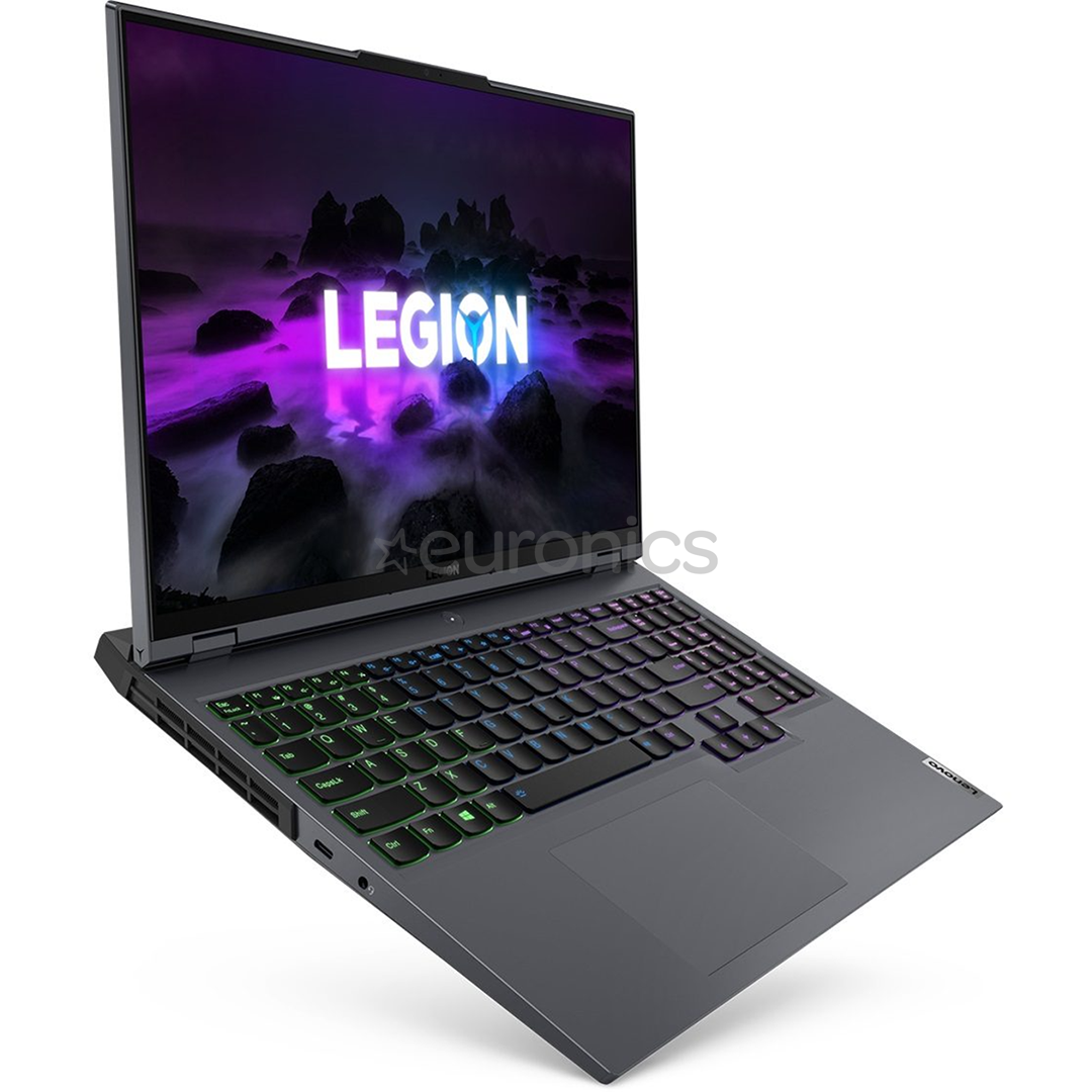 Lenovo Legion 5 Pro 16ACH6H, Ryzen 5, 16GB, 1TB, W11, RTX 3060, hall - Sülearvuti