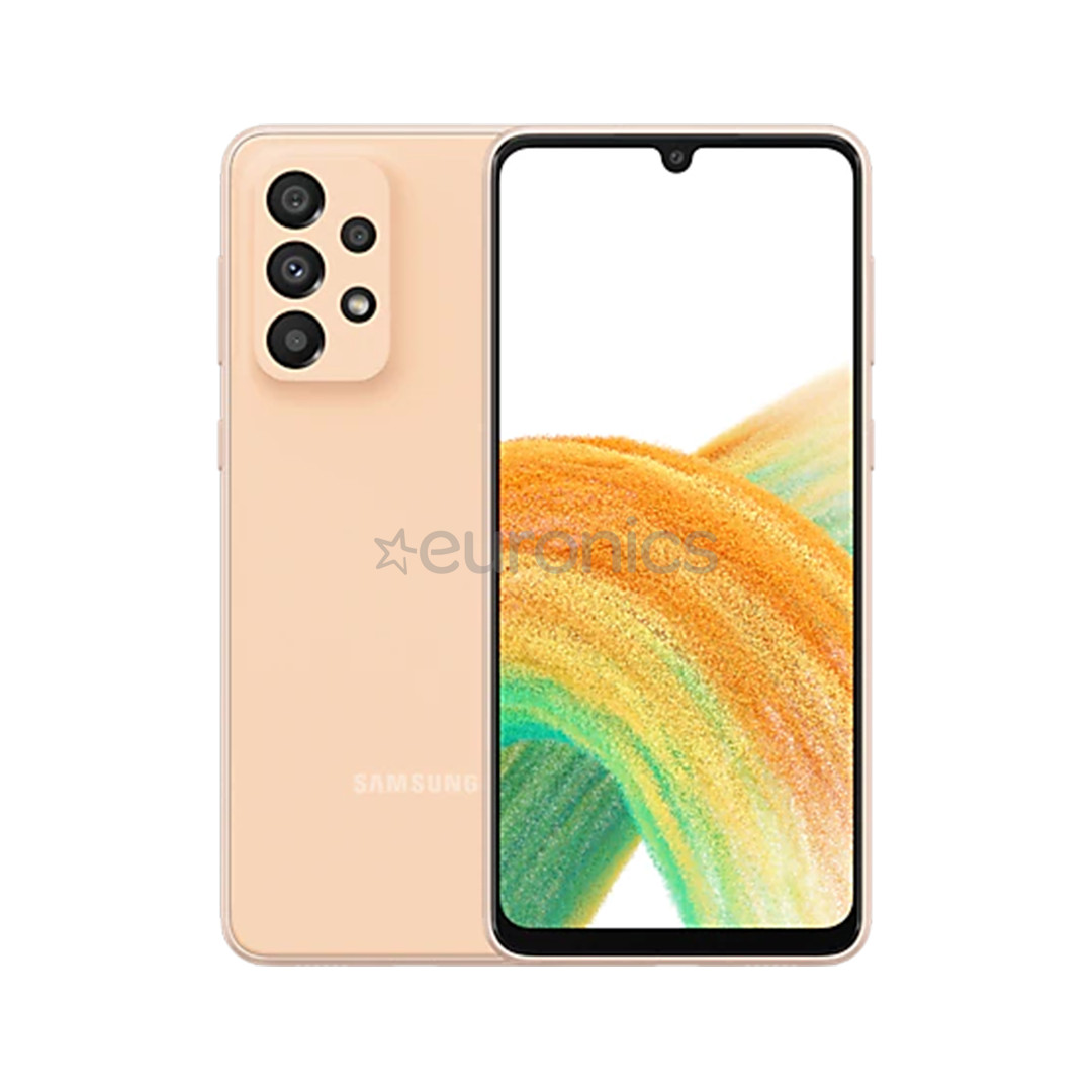 Samsung Galaxy A33 5G, 128 GB, peach - Smartphone