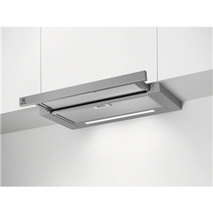 Electrolux, 600 m³/h, width 59.8 cm, grey - Built-in Cooker Hood LFP616X