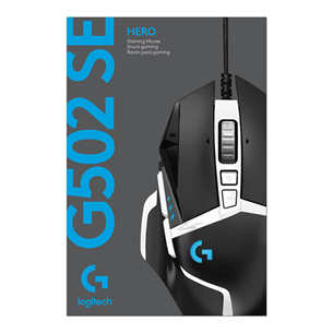 Logitech G502 Hero Special Edition, black  - Wired mouse