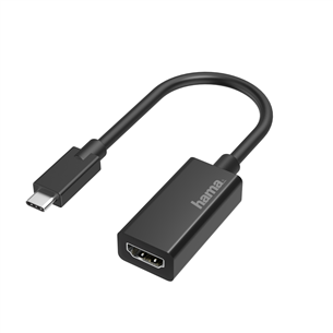 Hama Video Adapter, USB-C, HDMI, 4K, black  - Adapter 00205160