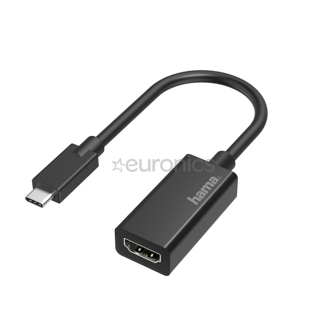 Hama Video Adapter, USB-C, HDMI, 4K, must - Adapter