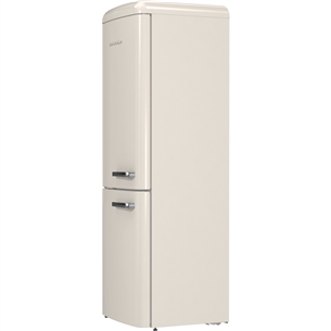 Gorenje, 300 L, height 194 cm, beige - Refrigerator, ONRK619DC-L | Euronics