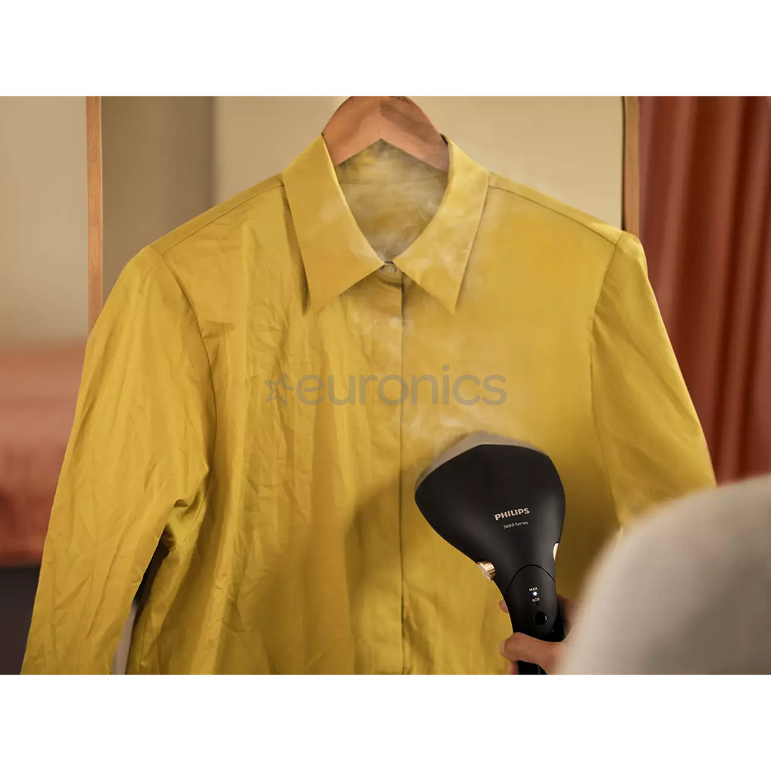 Philips 7000, 1500 W, black - Handheld clothing steamer