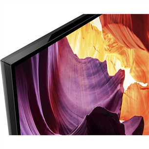 Sony X81K, 55'', 4K UHD, LED LCD, feet stand, black - TV