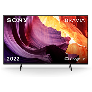 Sony X81K, 65'', 4K UHD, LED LCD, боковые ножки, черный - Телевизор