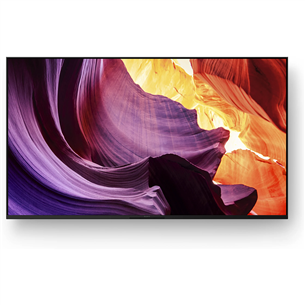 Sony X81K, 65'', 4K UHD, LED LCD, боковые ножки, черный - Телевизор