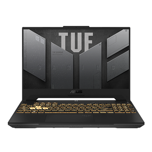 Asus TUF Gaming F15 (2022), 15,6", FHD, 144 Hz, i7, 16 GB, 512 GB, RTX 3050 Ti, W11, tumehall - Sülearvuti