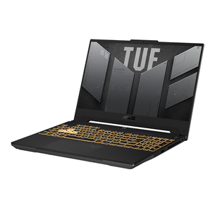 Asus TUF Gaming F15 (2022), 15,6", FHD, 144 Hz, i7, 16 GB, 512 GB, RTX 3050 Ti, W11, tumehall - Sülearvuti