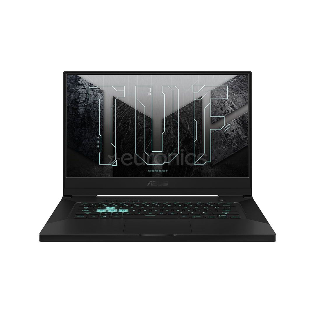 Asus TUF Dash F15, FHD, 144Hz, i5, 8 GB, 512 GB, RTX3050, tumehall - Sülearvuti