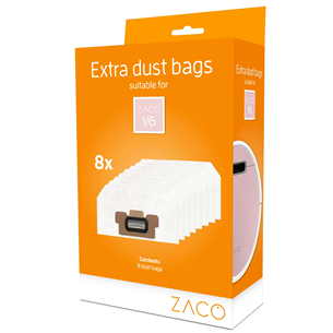 Zaco, V6, 8 шт. - Мешки для пыли для робота-пылесоса 501911