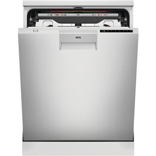 AEG 7000, 15 place settings, inox - Freestanding Dishwasher FFB73716PM