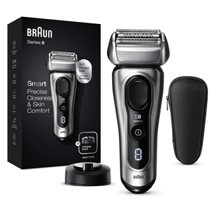 Braun Series 8 Wet&Dry, серебристый/черный - Бритва 8417S