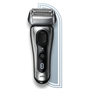 Braun Series 8 Wet&Dry, silver/black - Shaver