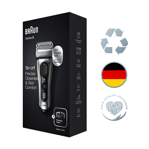 Braun Series 8 Wet&Dry, серебристый/черный - Бритва