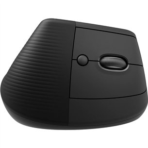 Logitech Lift Vertical Ergonomic Mouse, black - Wireless mouse