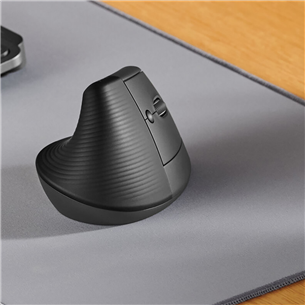 Logitech Lift Vertical Ergonomic Mouse, vaikne, must - Juhtmevaba optiline hiir