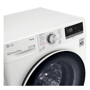LG, 8.5 kg, depth 47.5 cm, 1200 rpm - Front Load Washing Machine