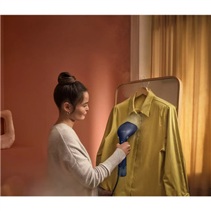 Philips 7000, 1500 W, blue - Handheld clothing steamer