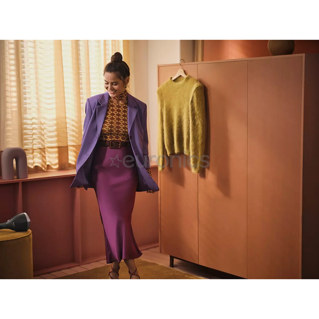 Philips 7000, 1500 W, blue - Handheld clothing steamer