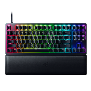 Razer Huntsman V2 Tenkeyless Purple Switch, SWE, must - Klaviatuur RZ03-03941300-R3N1