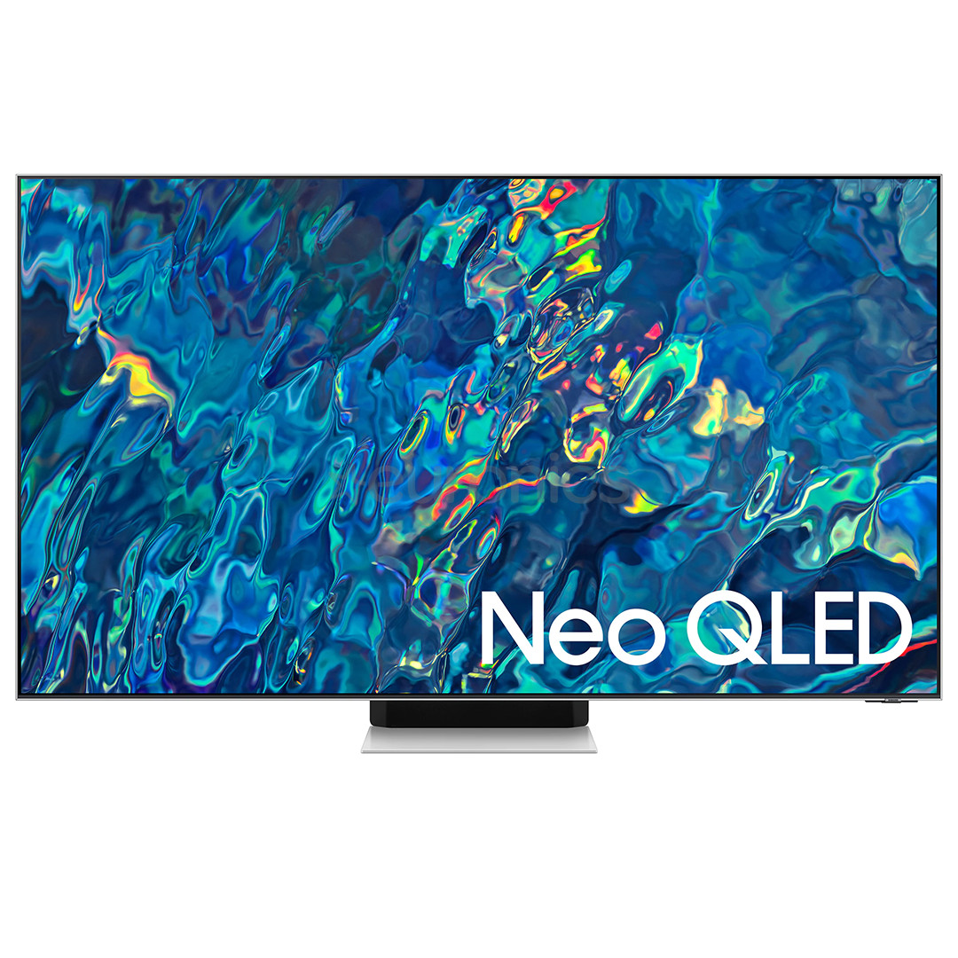 Samsung QN95B, 55'', 4K UHD, Neo QLED, jalg keskel, hõbe/must - Teler