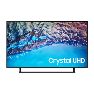 Samsung Crystal BU8572, Ultra HD, 43'', LED LCD, jalg keskel, must - Teler
