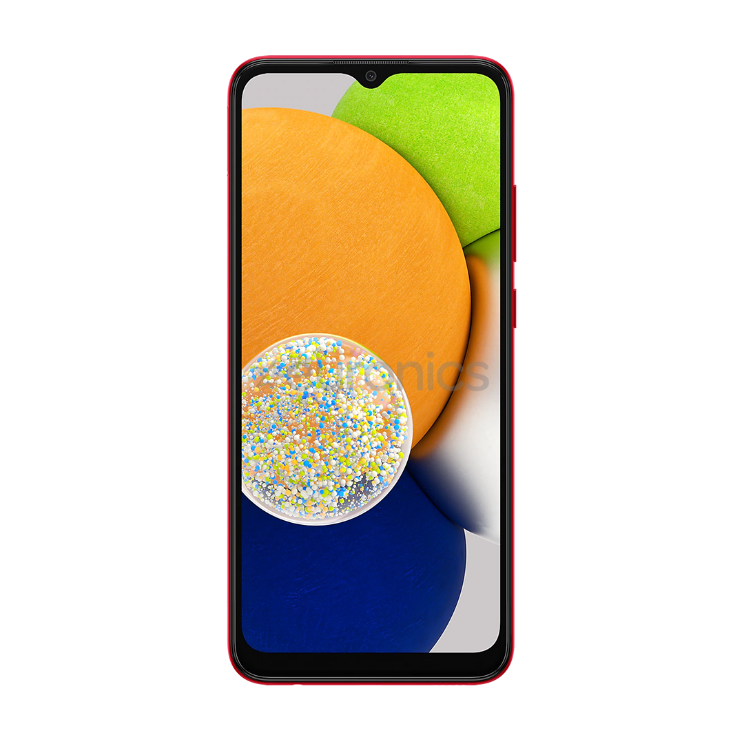 Samsung Galaxy A03, 64 GB, red - Smartphone