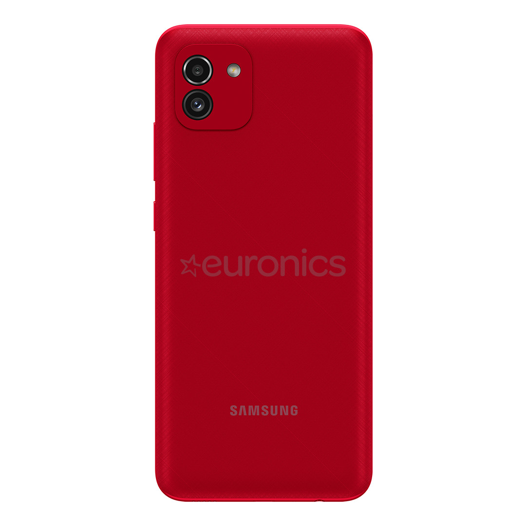 Samsung Galaxy A03, 64 ГБ, красный - Смартфон