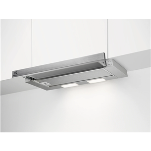 Electrolux, 330 m³/h, width 59.8 cm, grey - Built-in Cooker Hood LFP226S