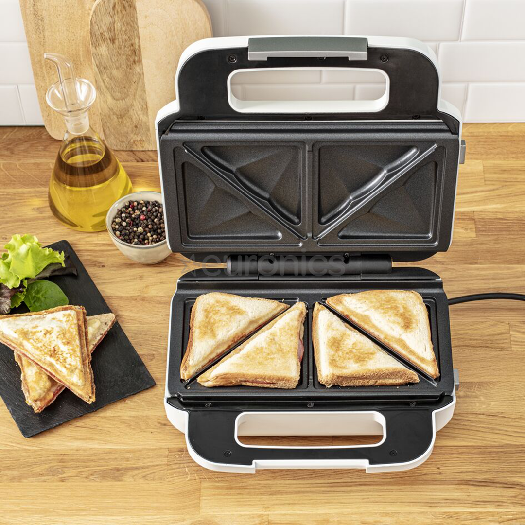 Tefal Snack XL, 850 Вт, белый/черный - Контактный тостер